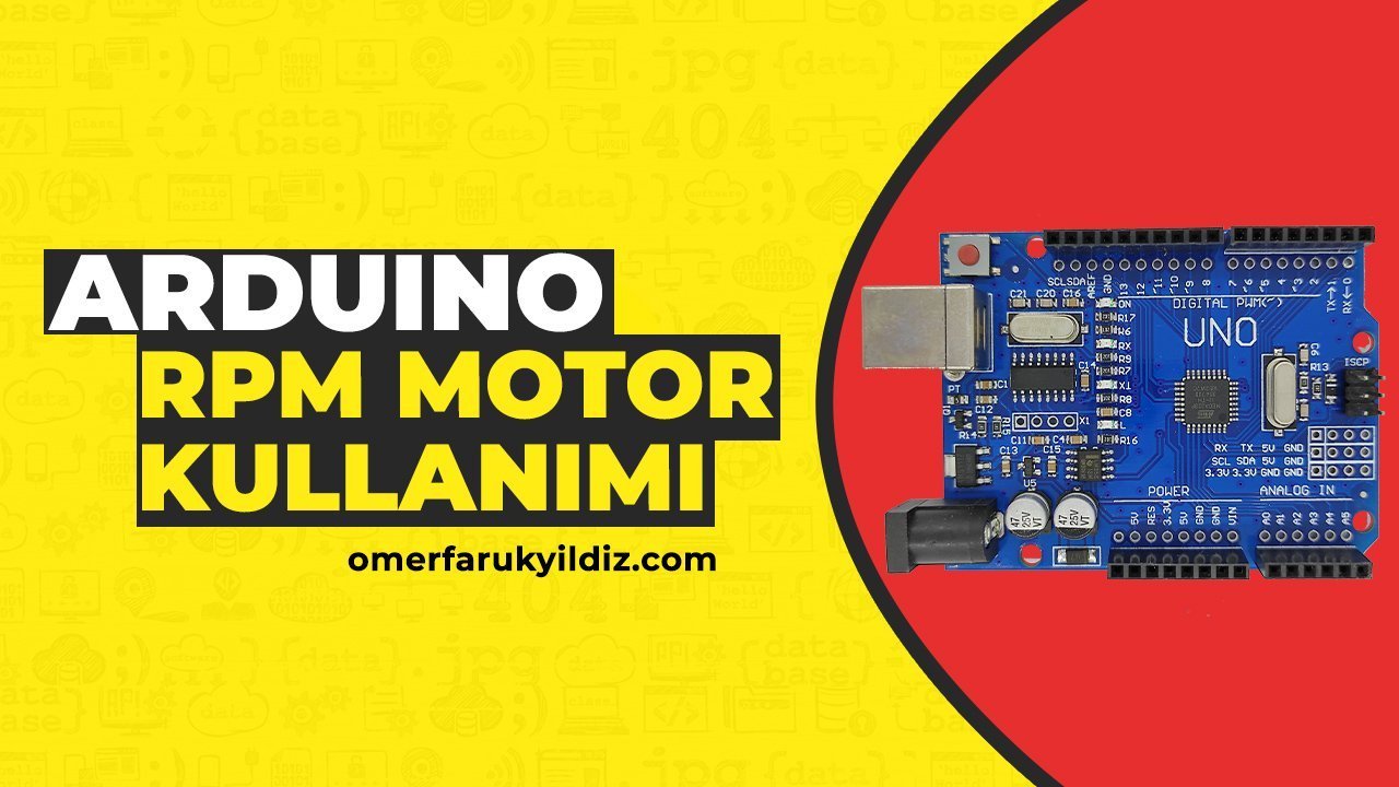 Arduino RPM Motor Kullanımı